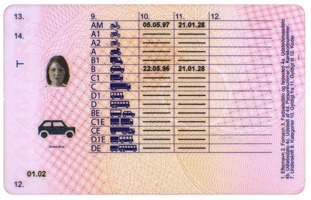 danish-driving-licence-categories-denmark